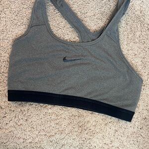 Grey Nike Sports Bra